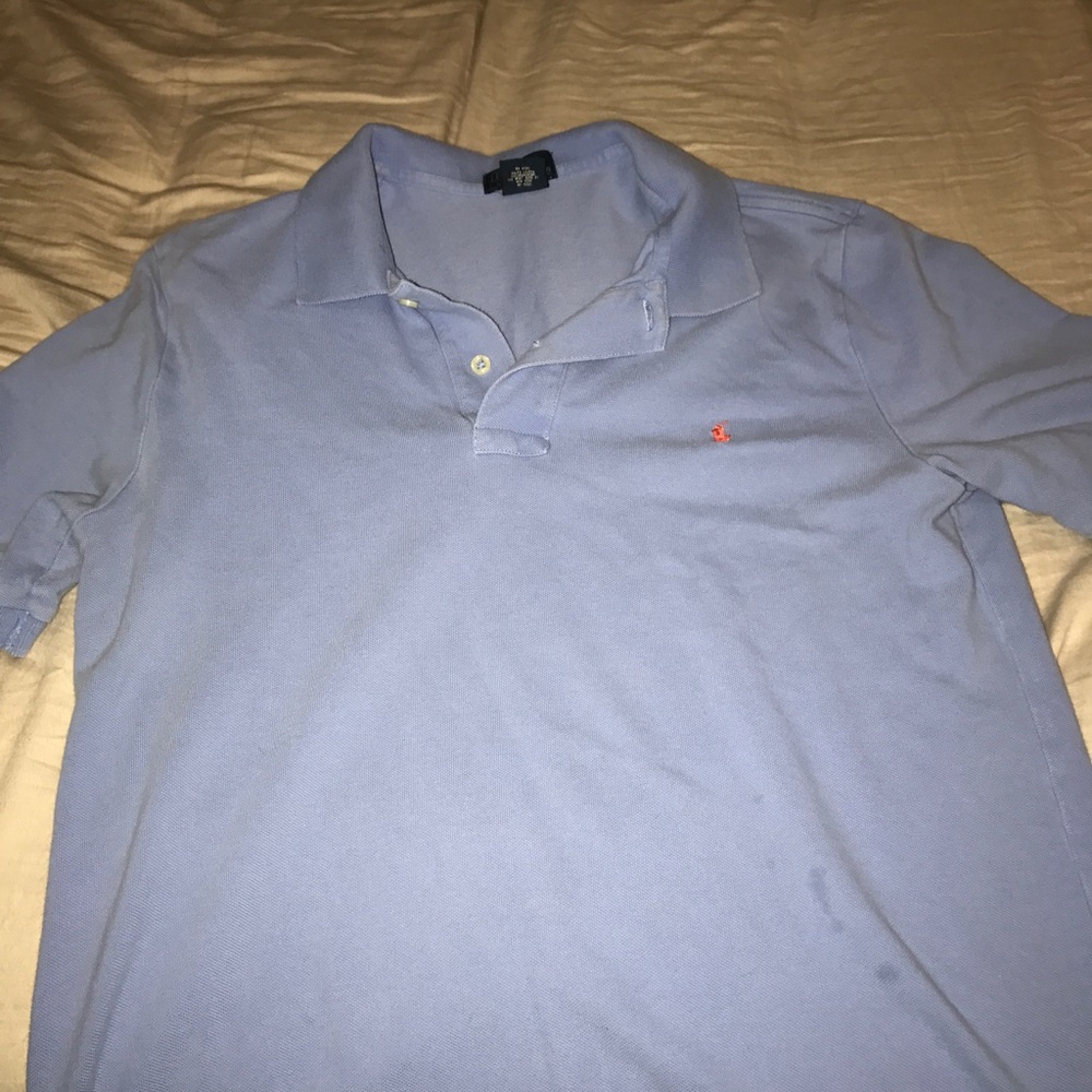 Boys light blue polo shirt